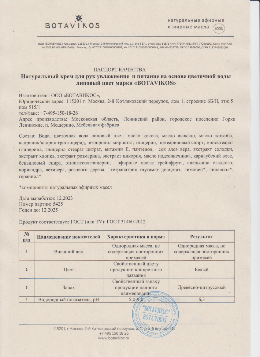 Паспорт №122023